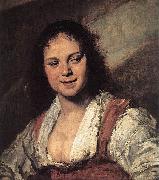 Frans Hals Gypsy Girl oil on canvas